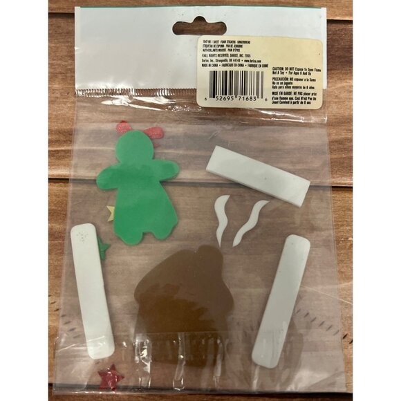 NIP HTF Darice Foamies Christmas Holiday Foam Sticker Set of 3 - Picture 5 of 7